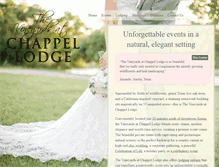 Tablet Screenshot of chappellodge.com